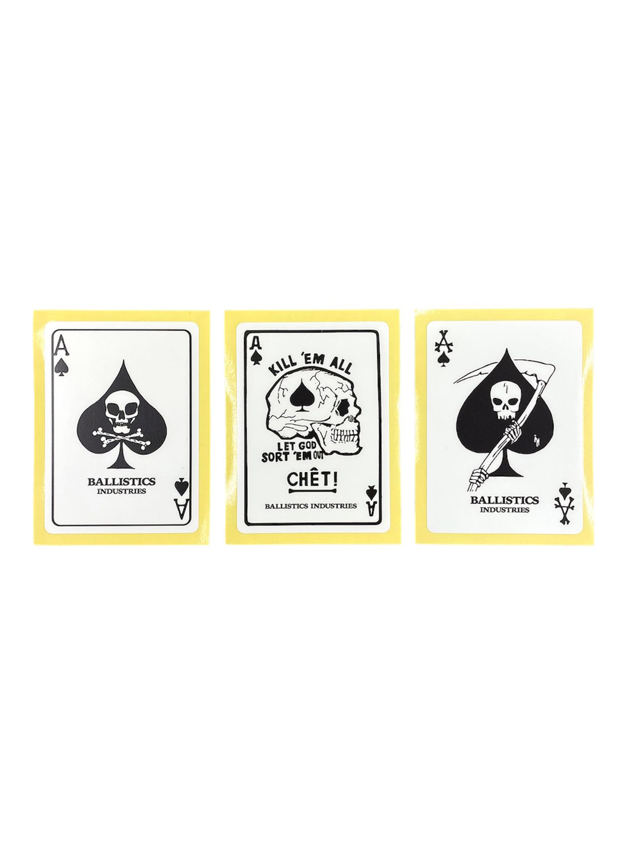 "DEATH CARD" STICKER SET