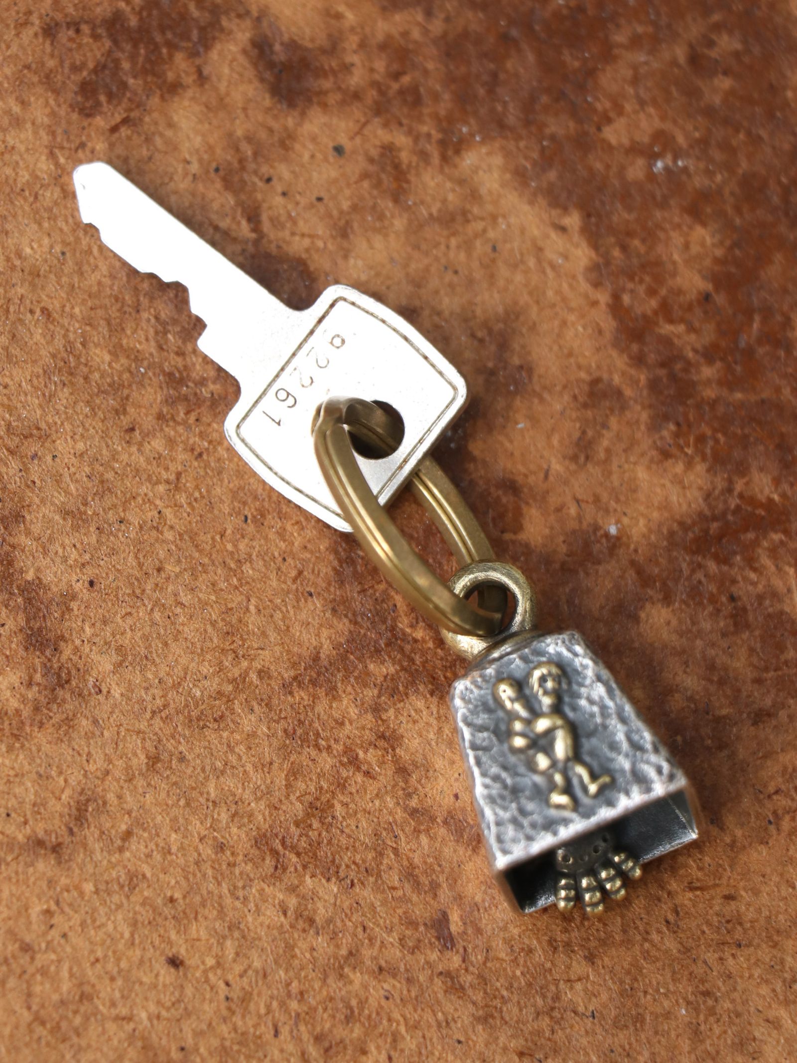 LUCKY BELL ”角” ( Silver925 x Brass) Medium