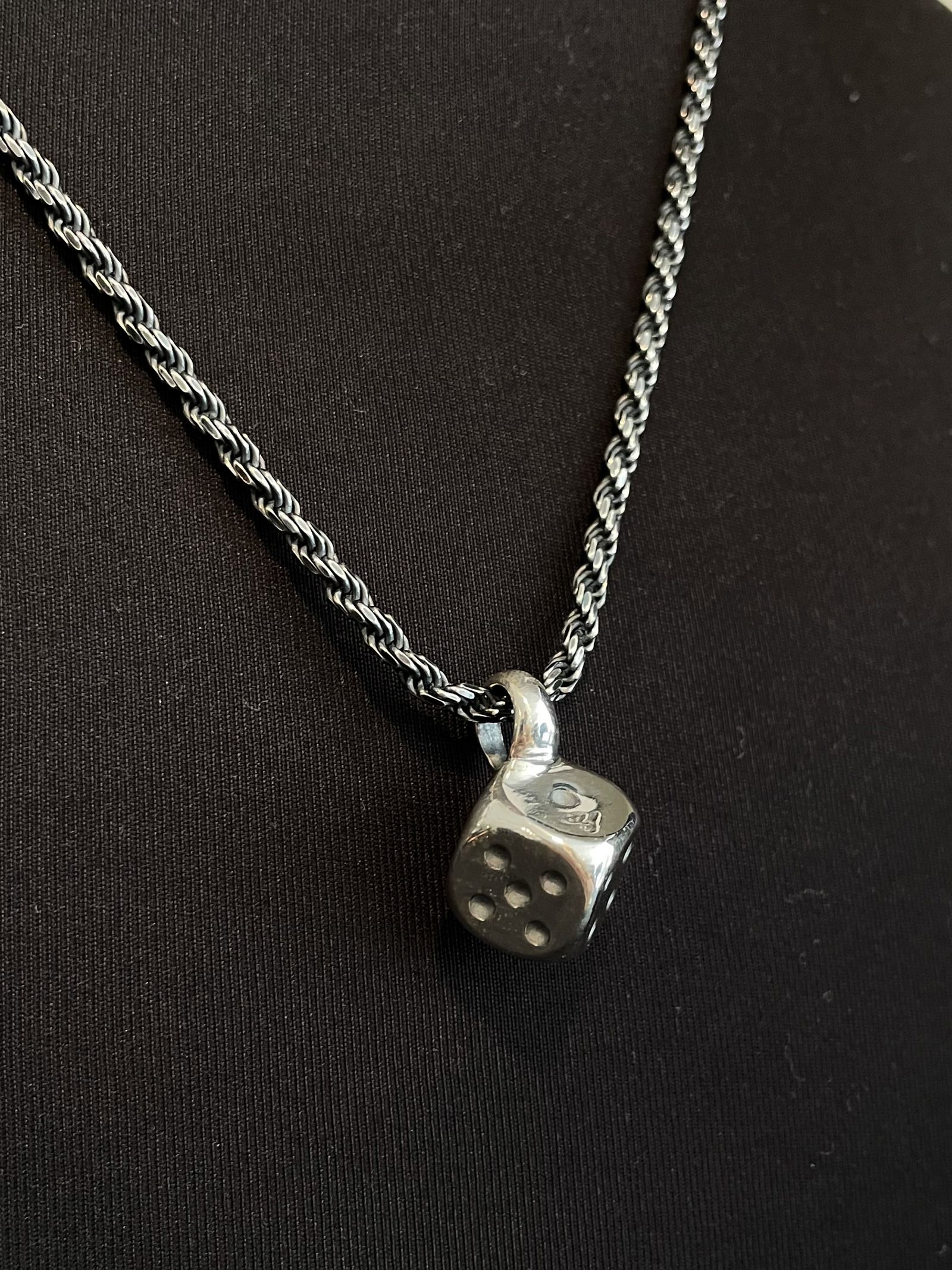 DICE NECKTOP (SILVER925)
