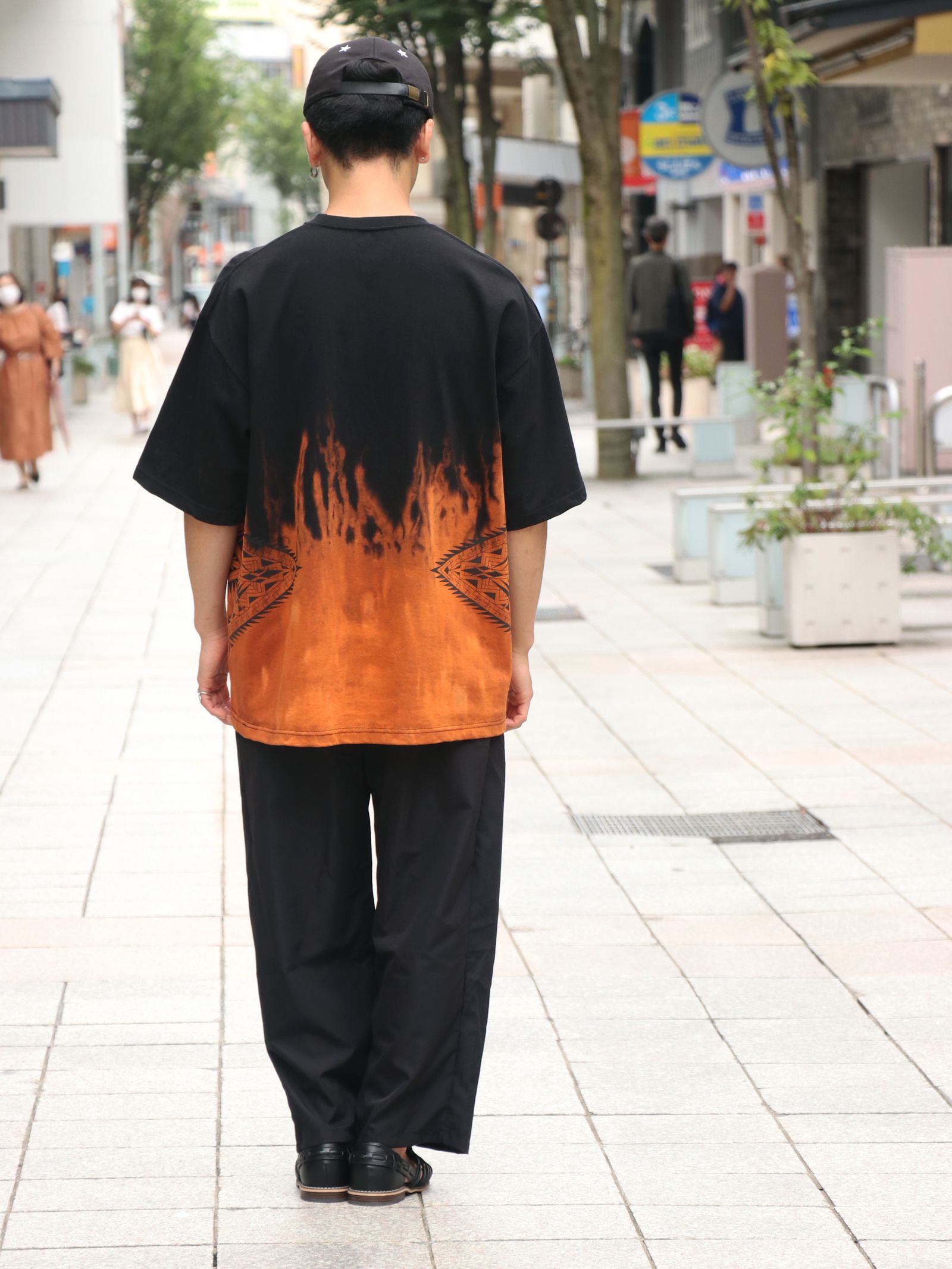 SKANDA オリジナルブリーチ ビッグTシャツ / SKANDA ORIGNAL BLEACH BIG TEE
