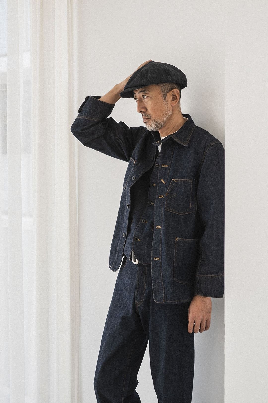 BLACK SIGN - 1920s 10.5oz DOCKERY JACKET (DARK INDIGO) | SKANDA BLACK SIGN - 1920s 10.5oz DOCKERY JACKET (DARK INDIGO) | SKANDA