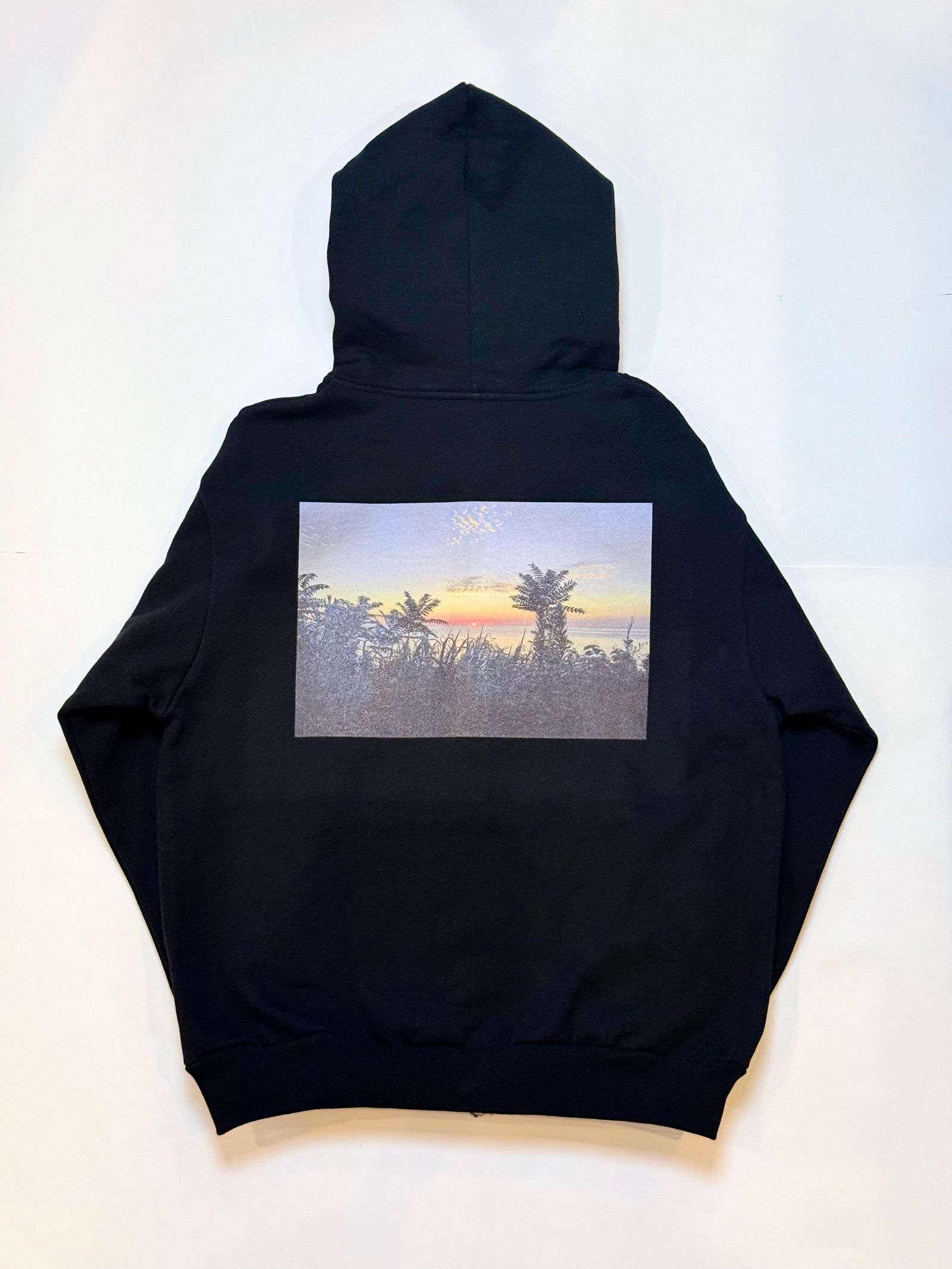 "ENCOUNTER" PHOTO FULL ZIP HOODIE (BLACK)