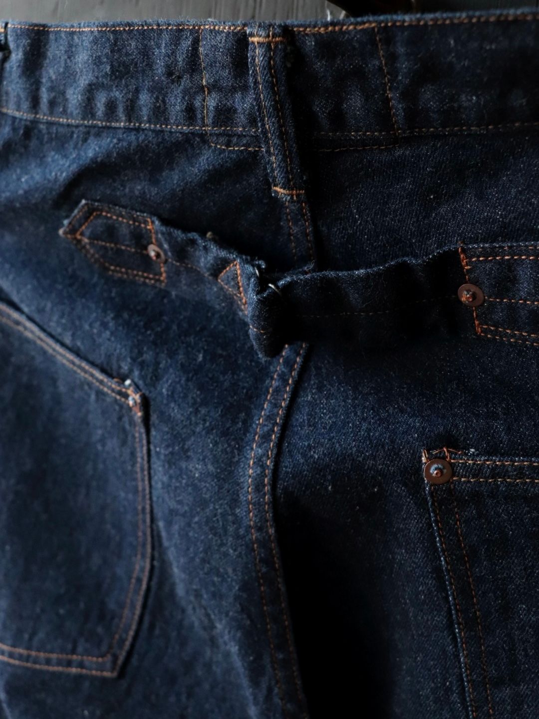 1920s 9oz DEATH VALLEY WAIST-OVERALLS (DARK INDIGO)