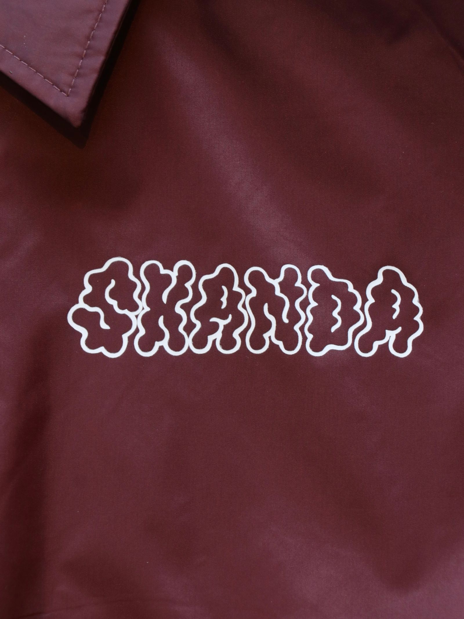 "S" LADY BOA COACH JACKET (BURGUNDY)