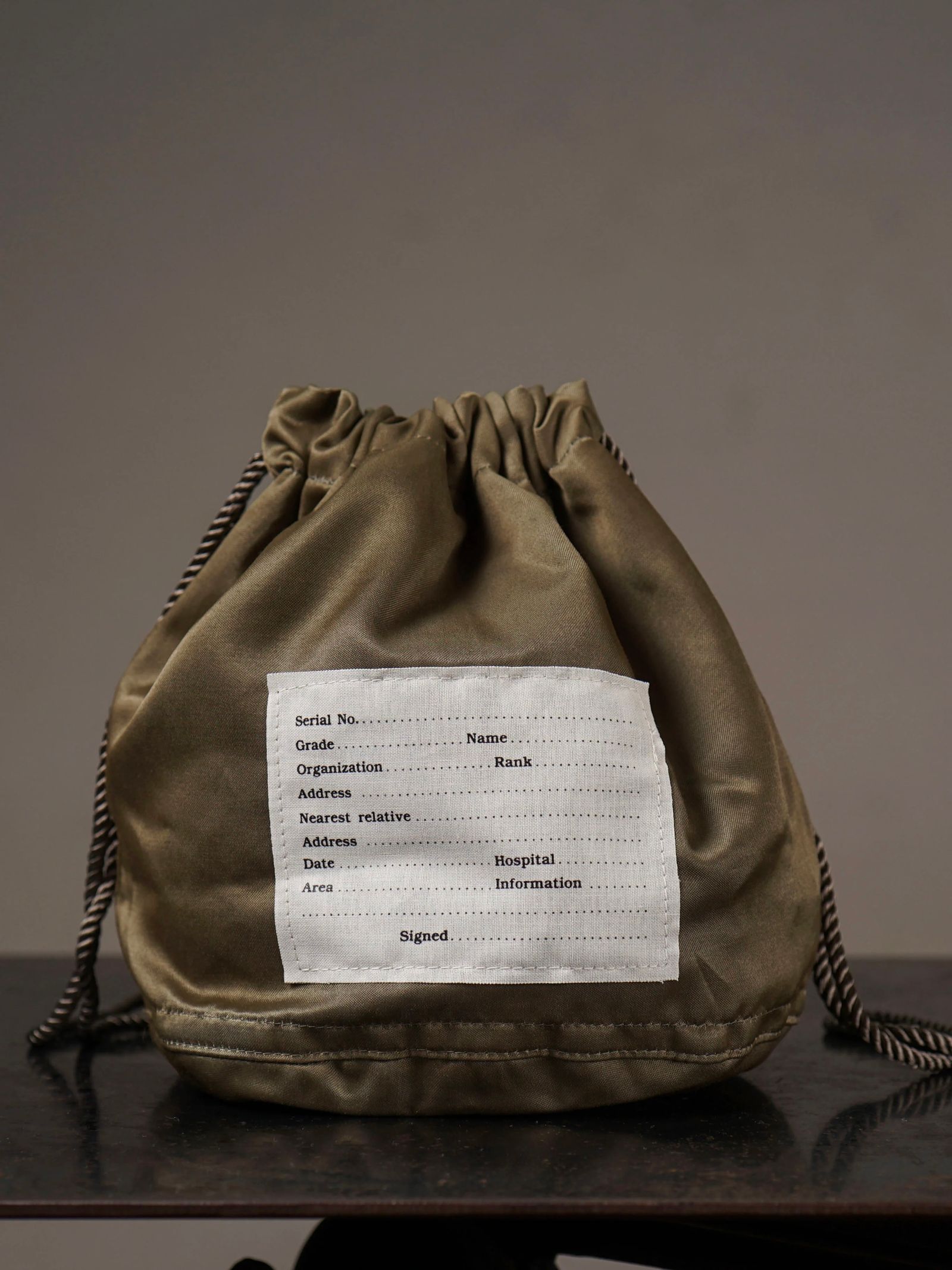 GLAD RAW - EFFECT BAG (KHAKI)