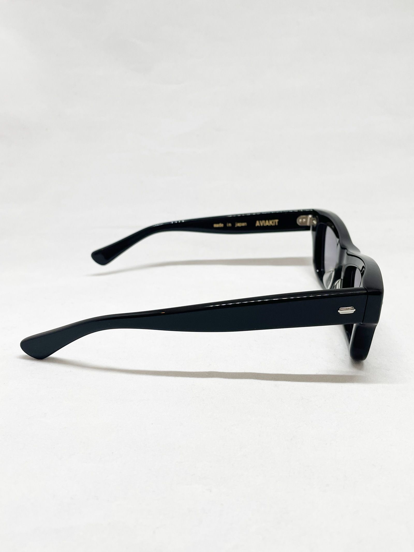 EFFECTOR × LEWIS LEATHERS / AVIAKIT EYEWEAR SILVER HINGES (SMOKE LENS)