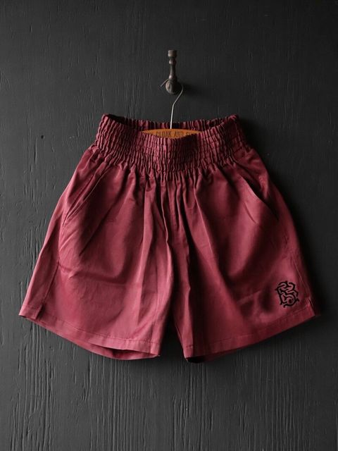 MAIN MATCH BOXING SHORTS WITH BS (BLOOD RED)