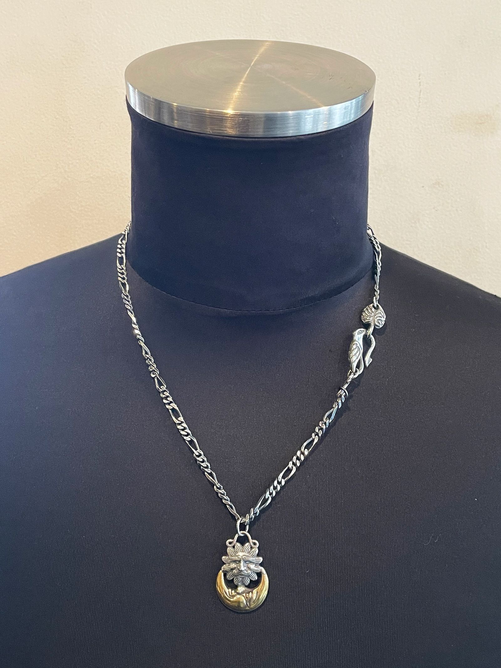 EL SOL Y LA LUNA NECK TOP(SILVER&BRASS)