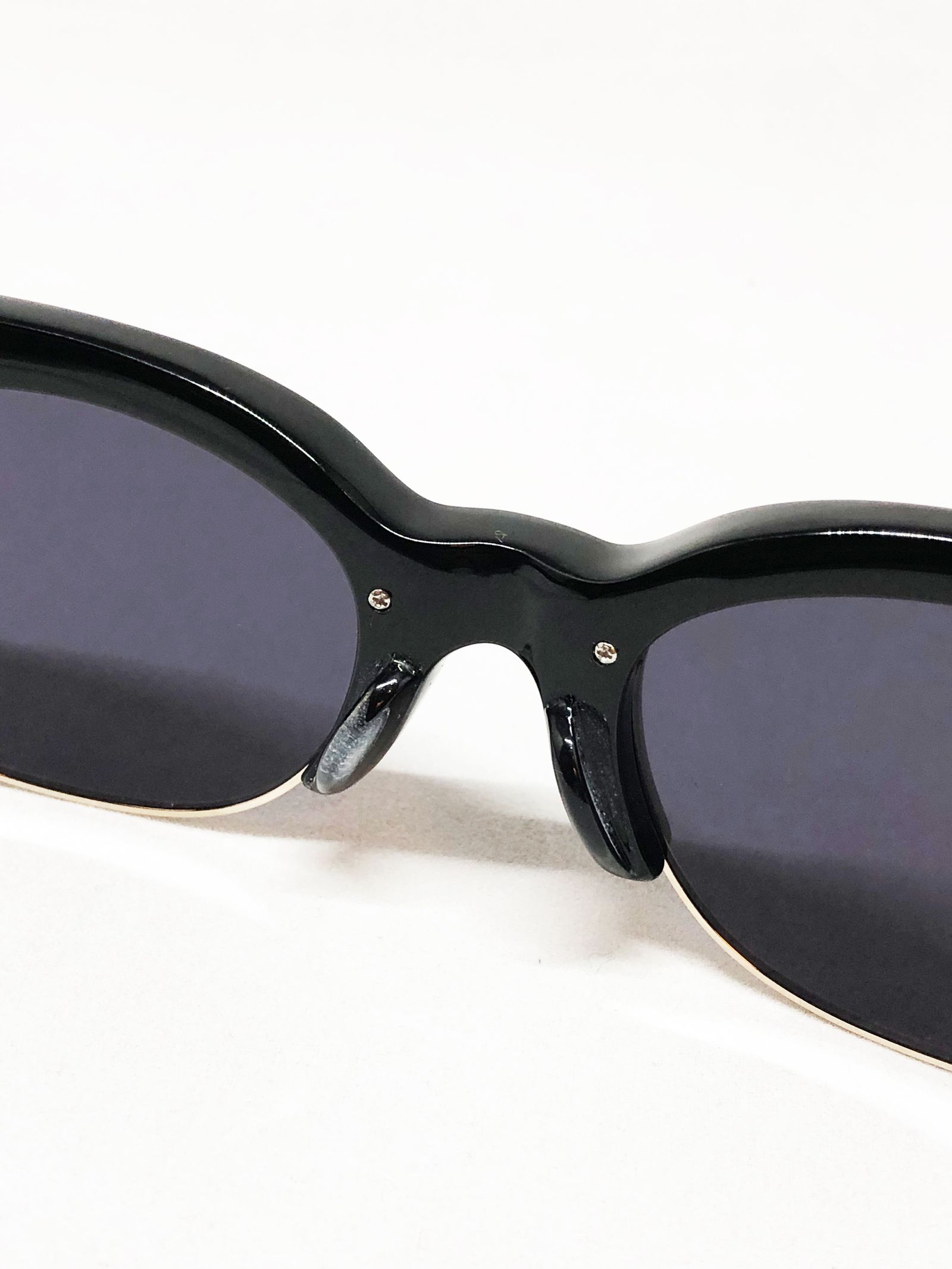 【即日発送可能】EFFECTOR × LEWIS LEATHERS  / BUD GANZ GOLD HINGE  (BLACK LENS)