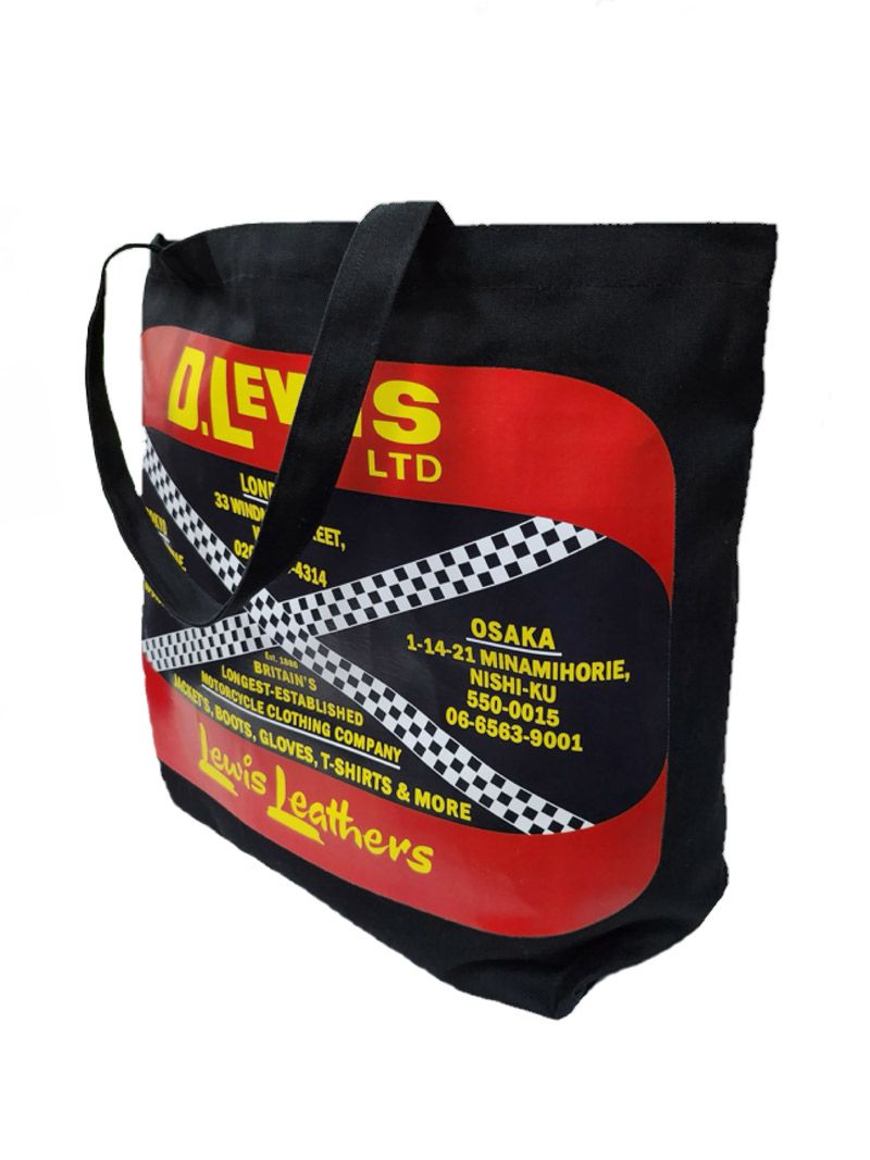 LEWIS LEATHERS COTTON BAG (BLACK)