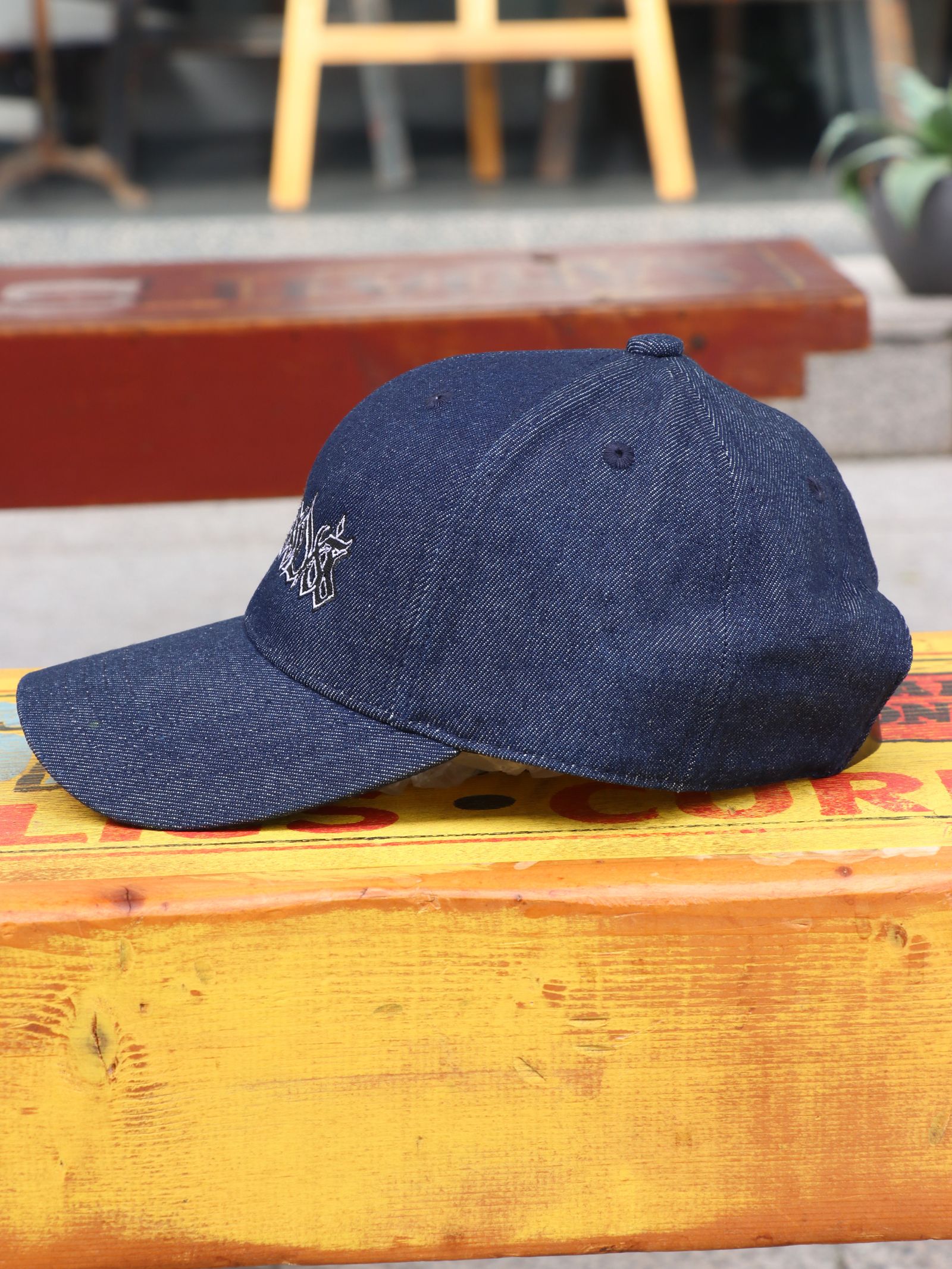 SKANDA カーブバイザーミドルキャップ / SKANDA Curve Visor Middle Cap (DENIM)