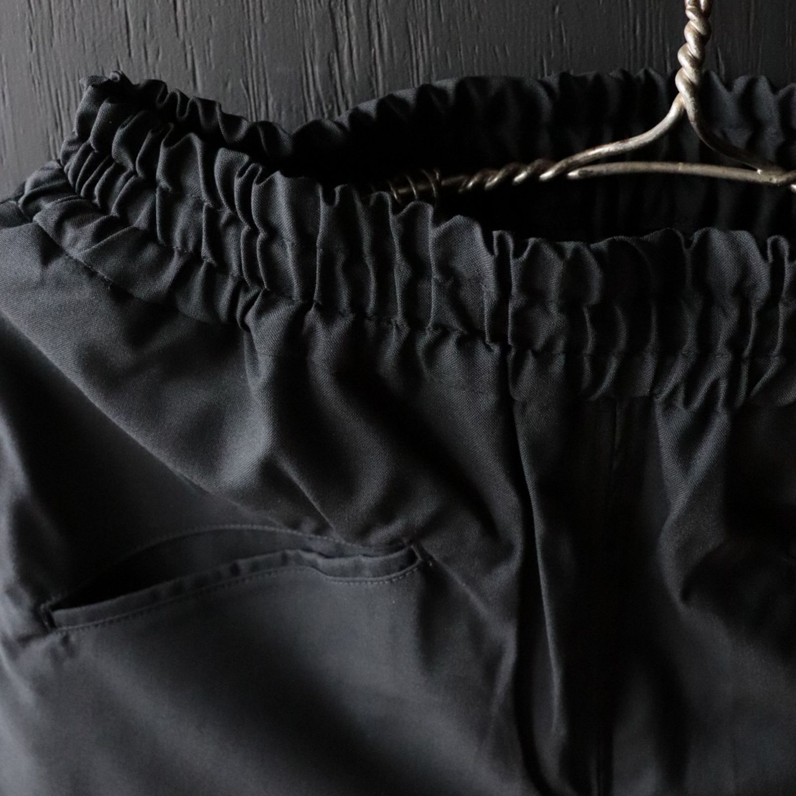 BLACK SIGN - OLD MAN PANTS (MIDNIGHT BLACK) | SKANDA