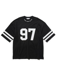 フットボールビック Tシャツ (ブラック) / FOOTBALL BIG TEE (BLACK)