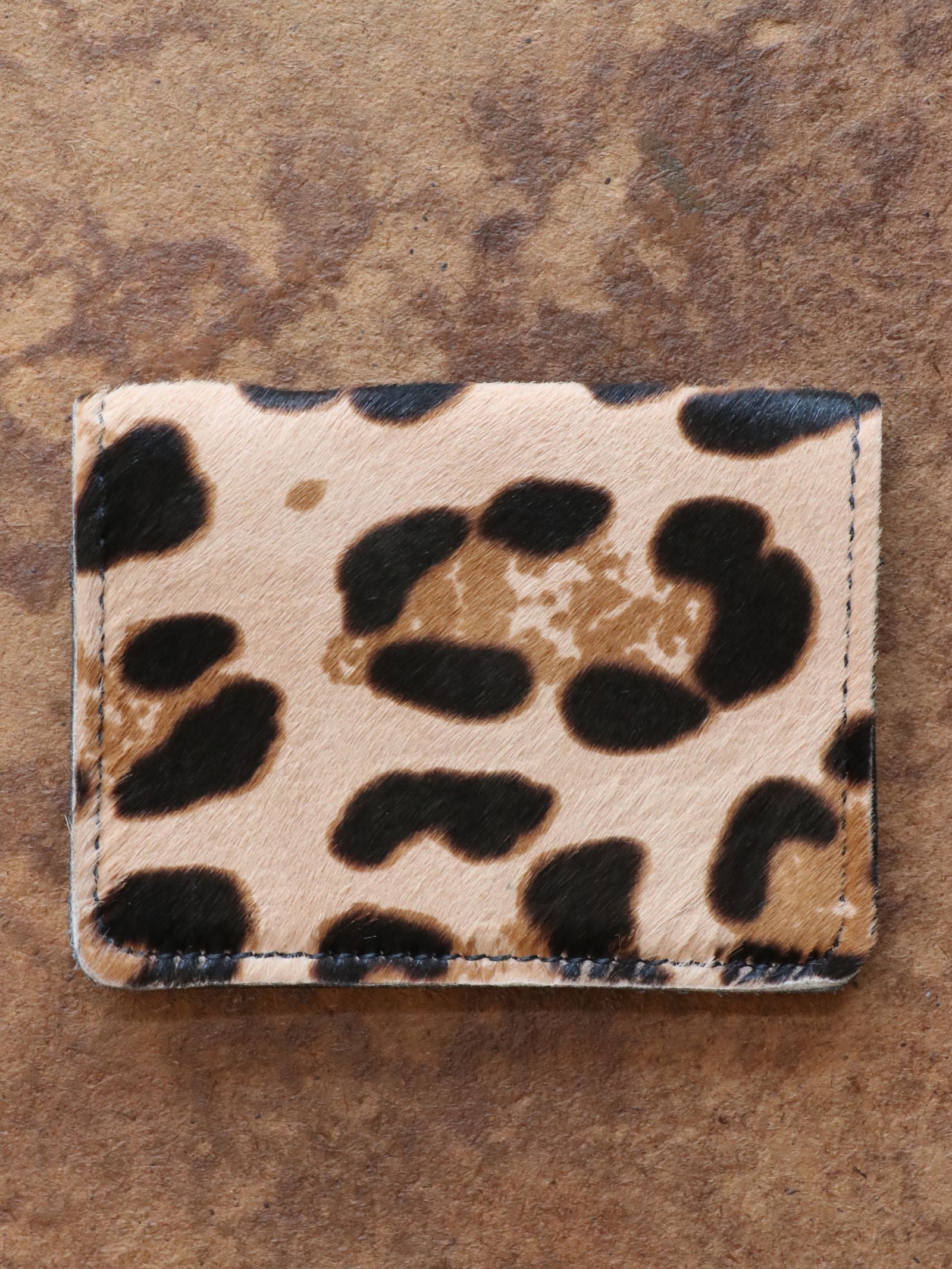 LEWIS LEATHERS CARD CASE (LEOPARD)