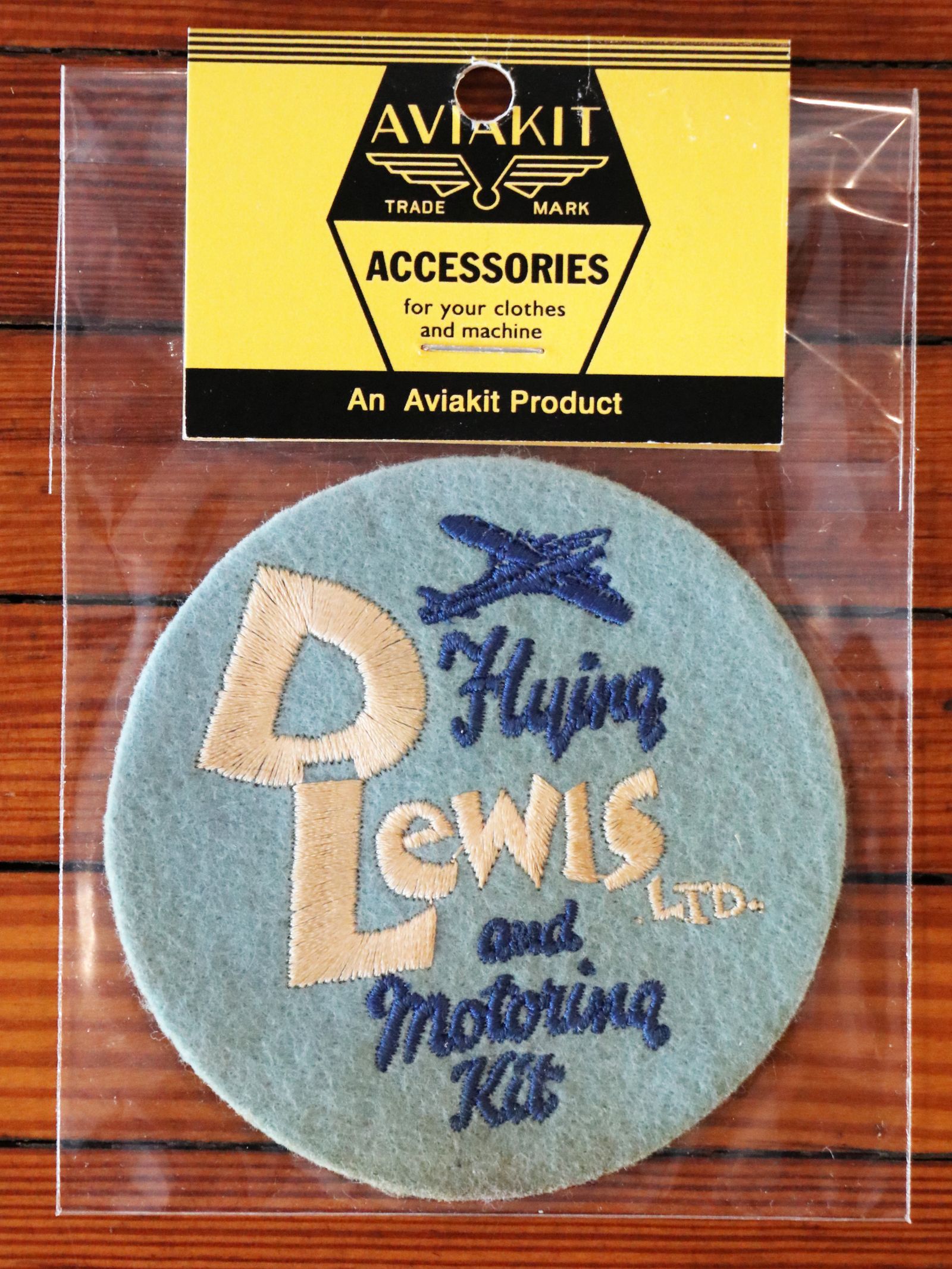 "1930's D LEWIS" PATCH