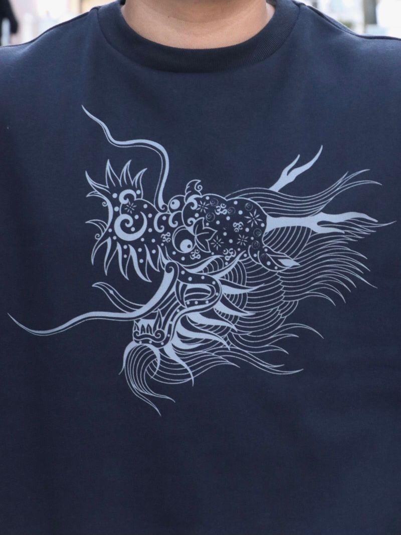 TRIVAL DRAGON SWEAT (NAVY)