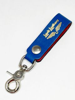 LEWIS LEATHERS BELT LOOP KEYRING Mk2 (BULE)