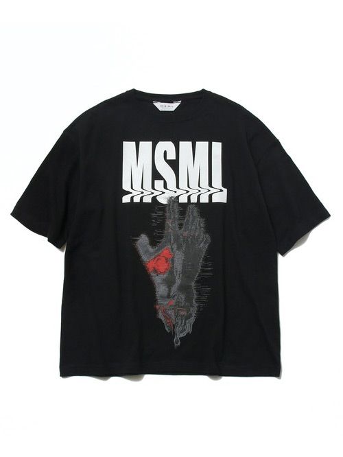 MSML(MUSIC SAVED MY LIFE) - グラフィツクビッグTシャツ (ブラック