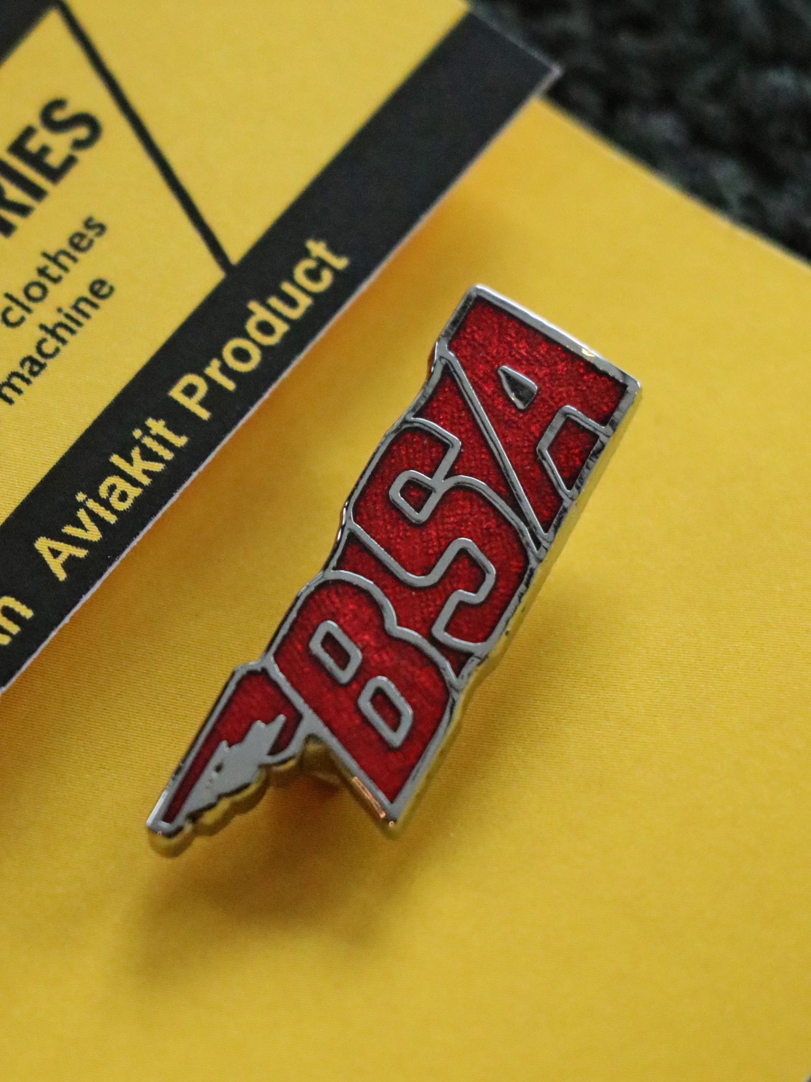 "BSA ROGO" BADGE