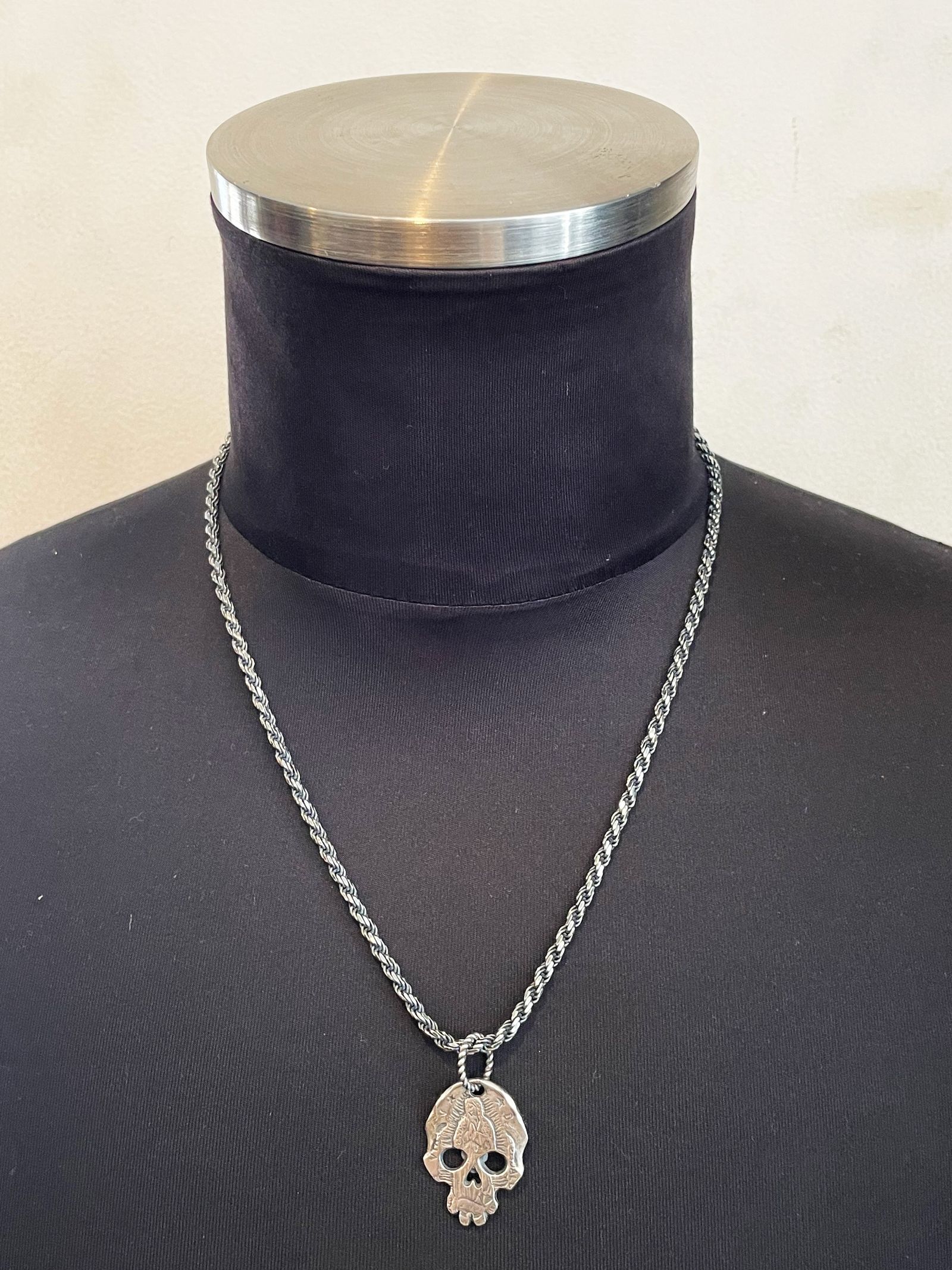 MARIA'S SKULL NECKTOP (SILVER925)