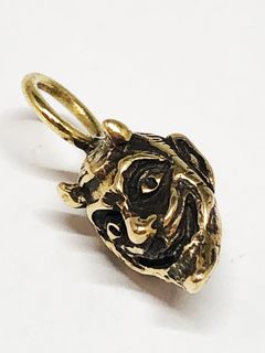 DEVIL HEAD NECKTOP (BRASS)