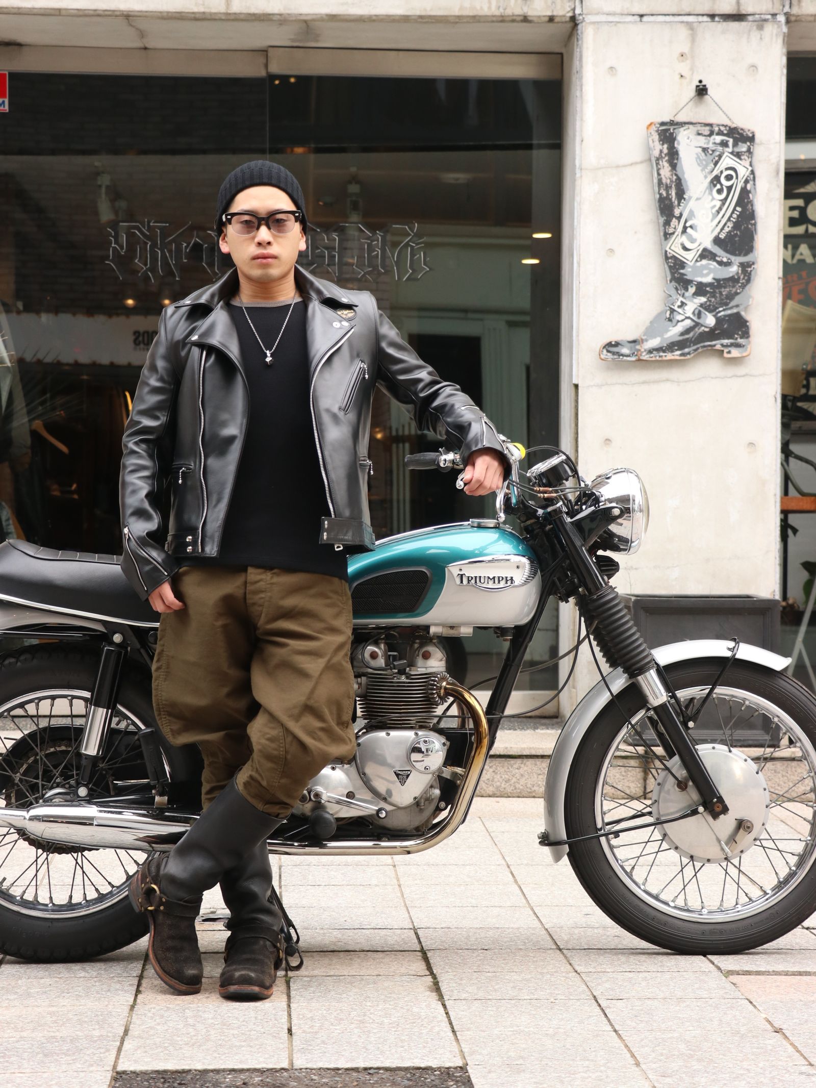 大人カッコイイ」Lewis Leathersのライダースコーデ | 124 | SKANDA