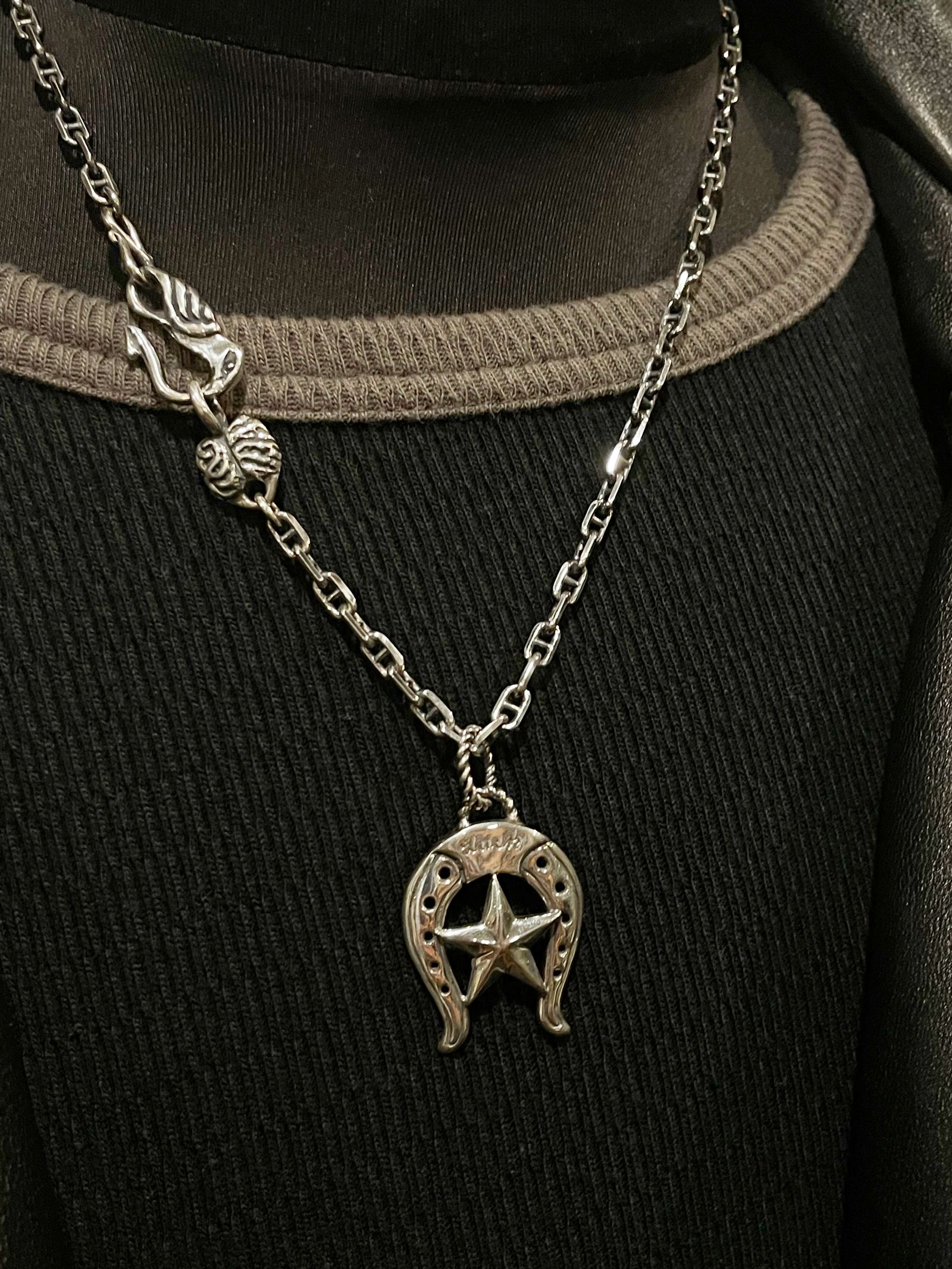 STAR & HORSESHOE NECKTOP (SILVER925)