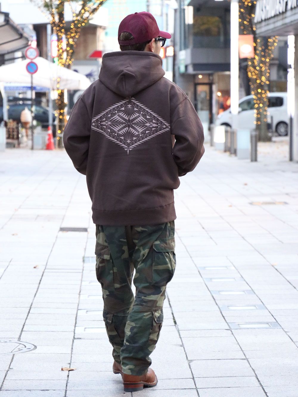 オリジナルヘビーオンスパーカー (ブラウン) / ORIGNAL HEAVY OZ PULLOVER (BROWN)