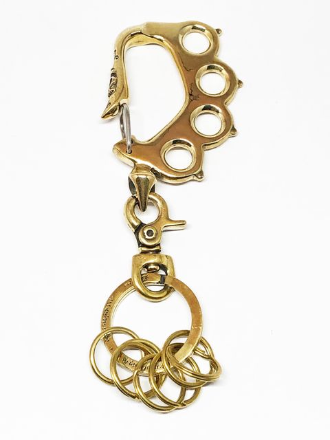 KNUCKLE KEYHOLDER (BRASS)