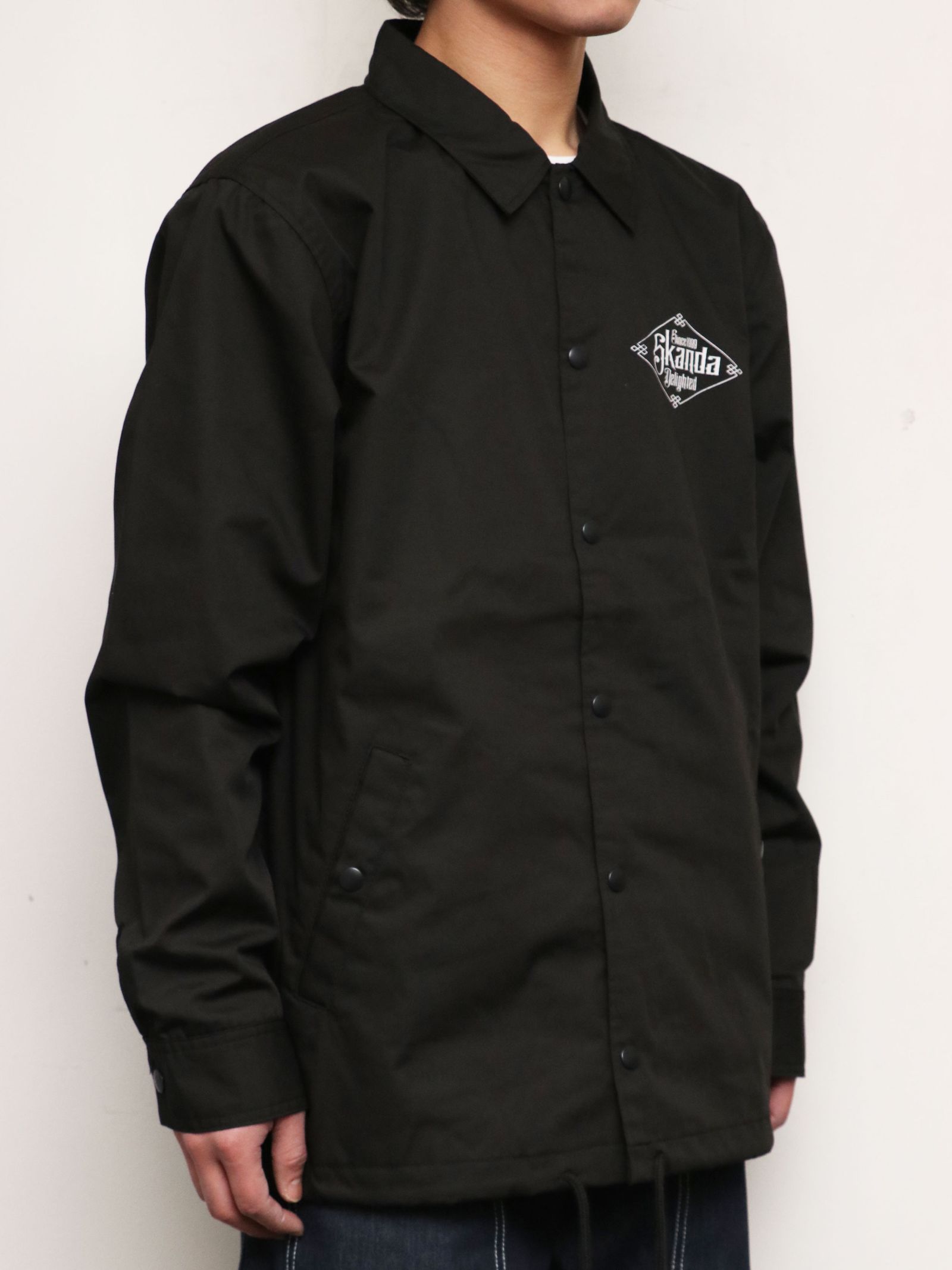SKANDA ORIGNAL T/C コーチジャケット (ブラック) / SKANDA ORIGNAL  T/C COACH JACKET (BLACK)