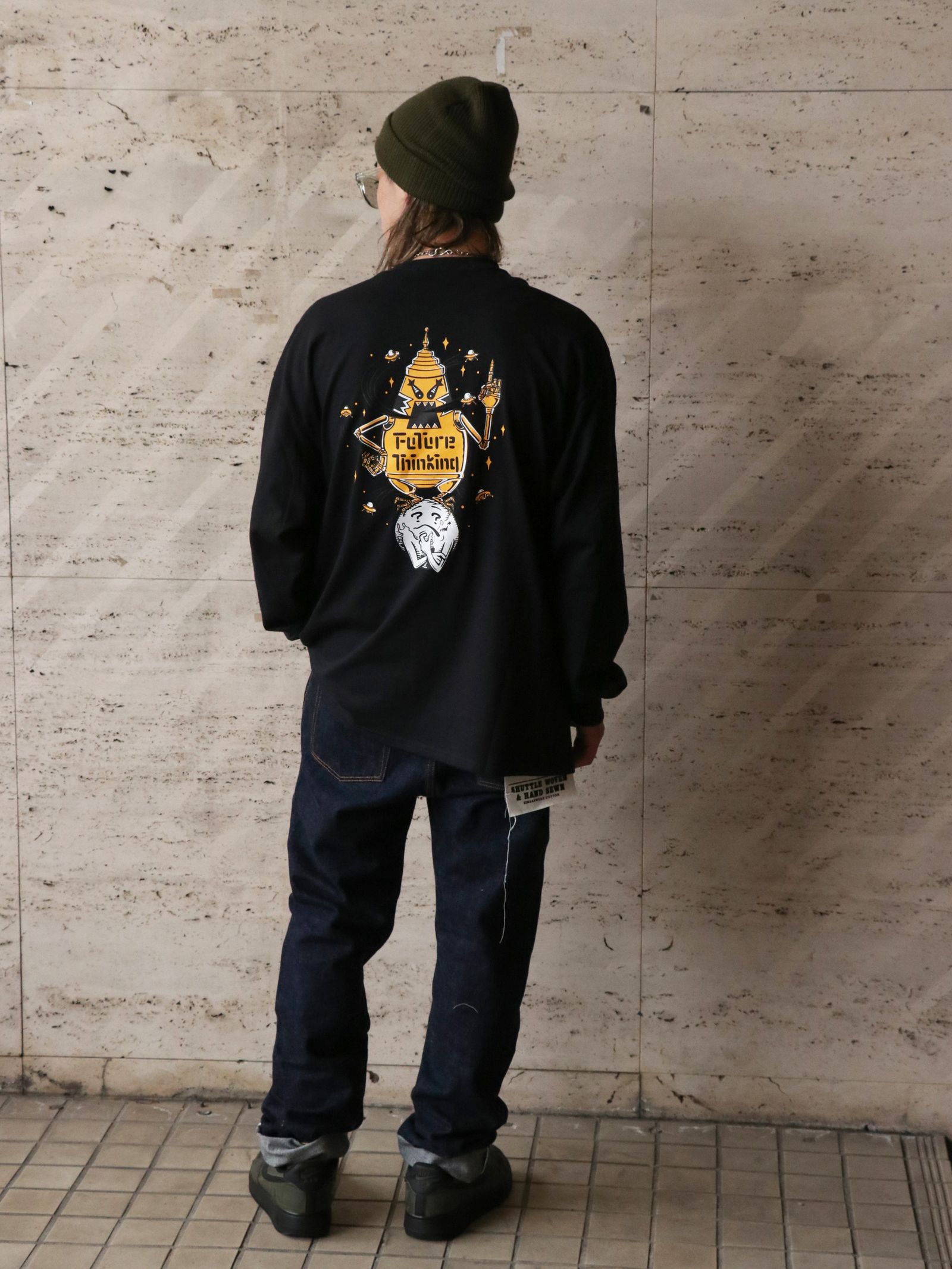 "F.T" L/S TEE (BLACK)