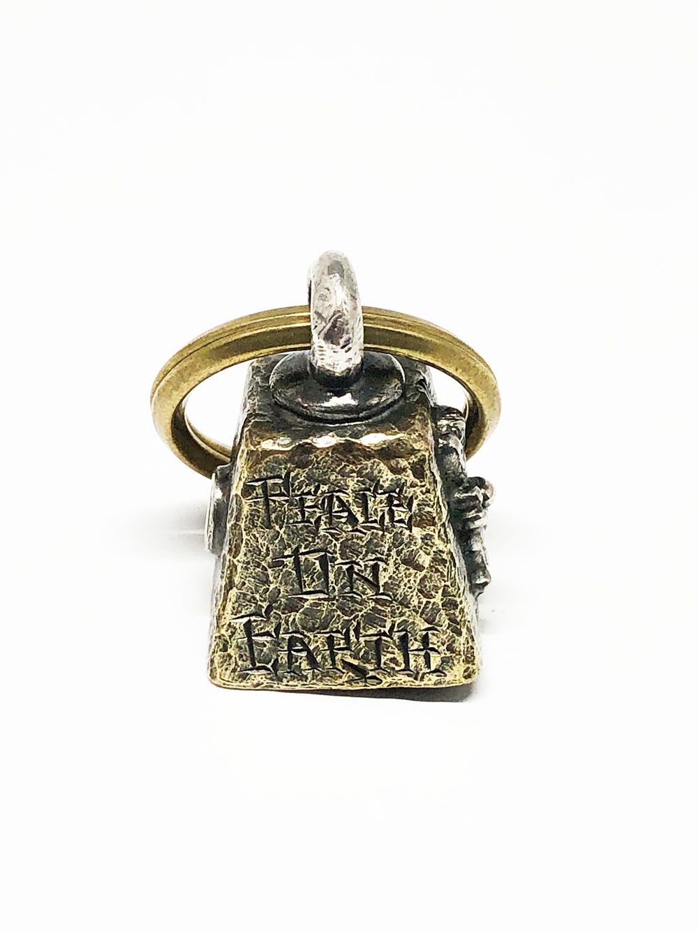 LUCKY BELL ”角” (Brass x Silver925 ) Medium