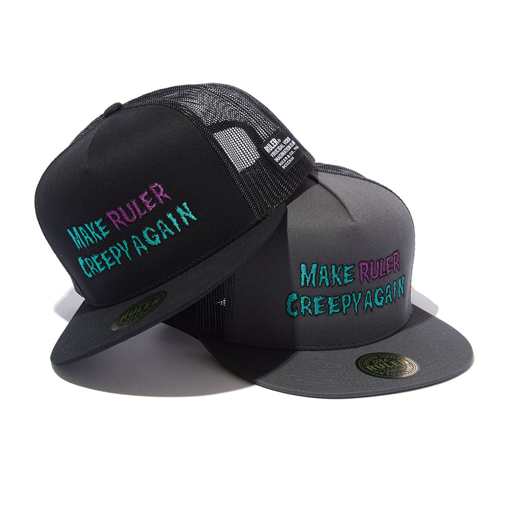 RULER ルーラー　CON MESH CAP ブラック RULER - ICON MESH CAP（BLACK, NAVY, GREEN) | SKANDA