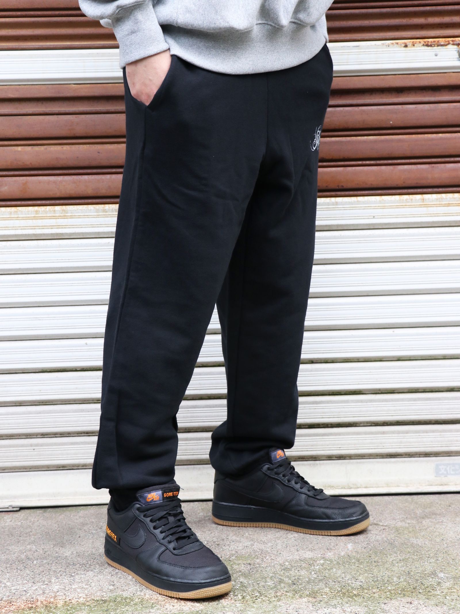 "SKANDA"スウェットパンツ (ブラック) / "SKANDA" SWEAT PANTS (BLACK)