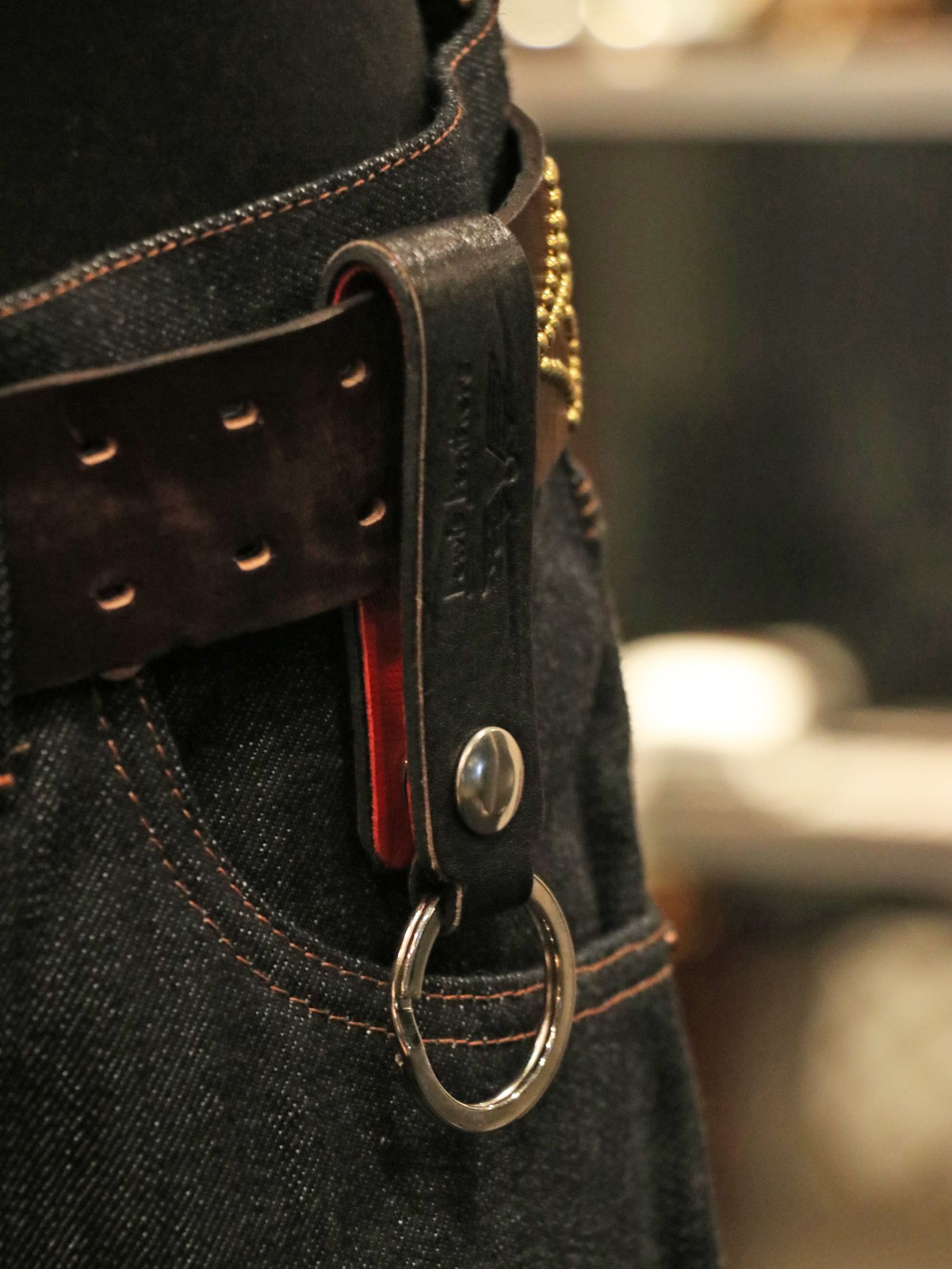 マイクワゾースキー 牛革 カウスキン ベルテッド レザーコート The 2 Monkeys/ザ トゥーモンキーズ】2023AW「Leather Waistcoat