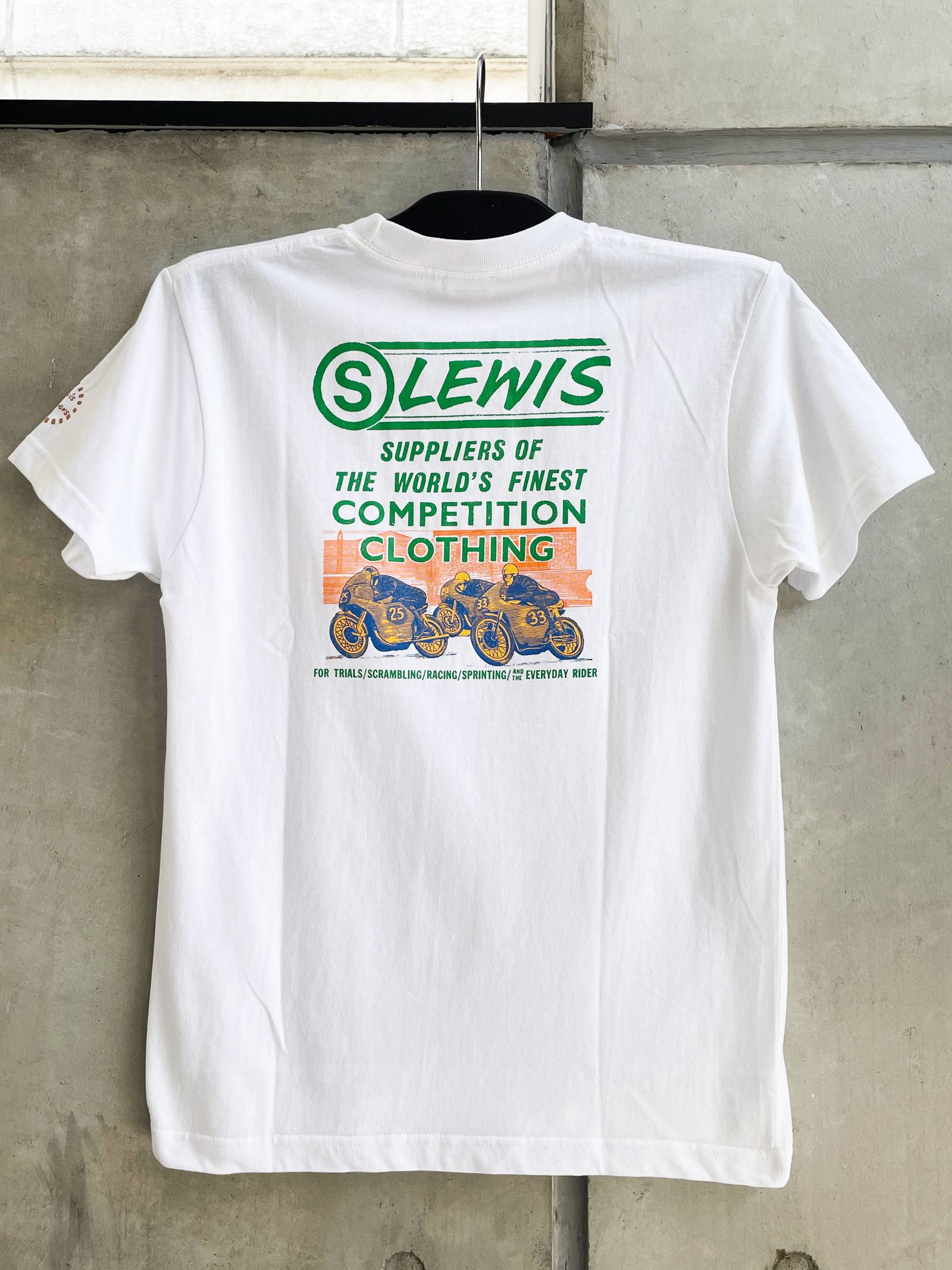 "S LEWIS" T-SHIRTS (WHITE)