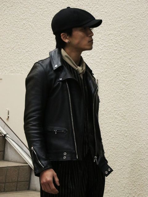 "大事な時にキメる" フォーマルとLewis Leathersの組み合わせ