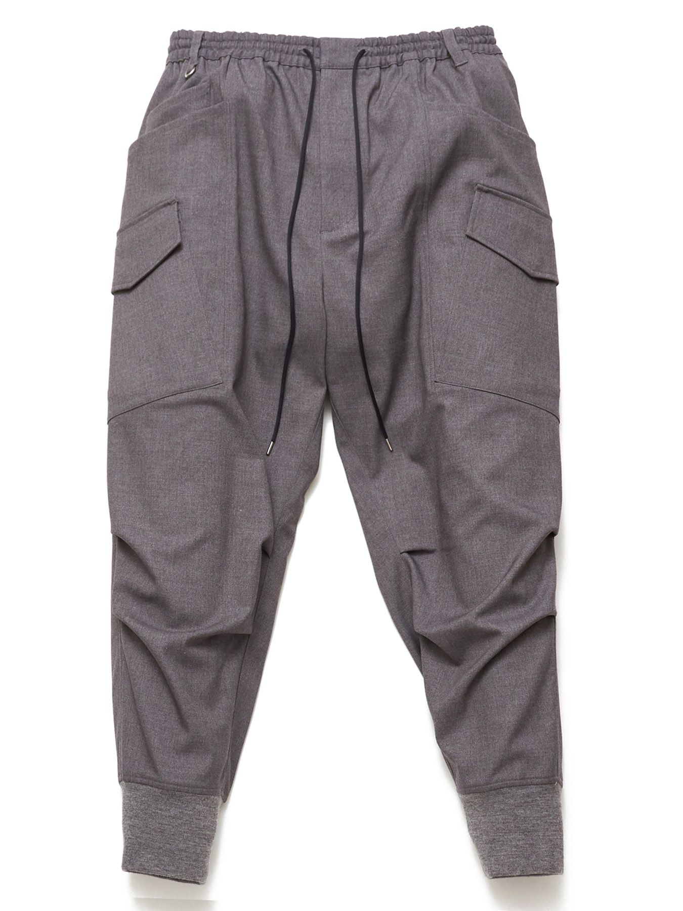 ウールカーゴパンツ / WOOL CARGO PANTS (CHARCOAL GRAY)