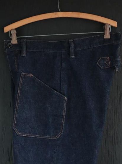 1940s 15oz DENIM PRISON WAIST-OVERALLS