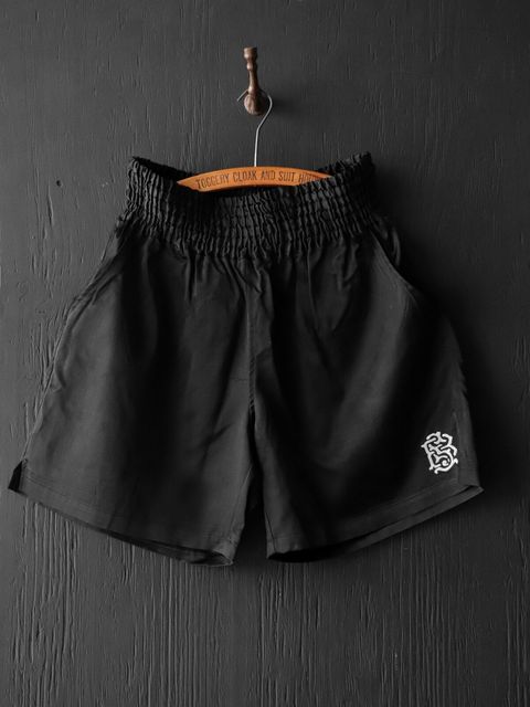 Main Match BOXING SHORTS WITH BS / SHADY BLACK
