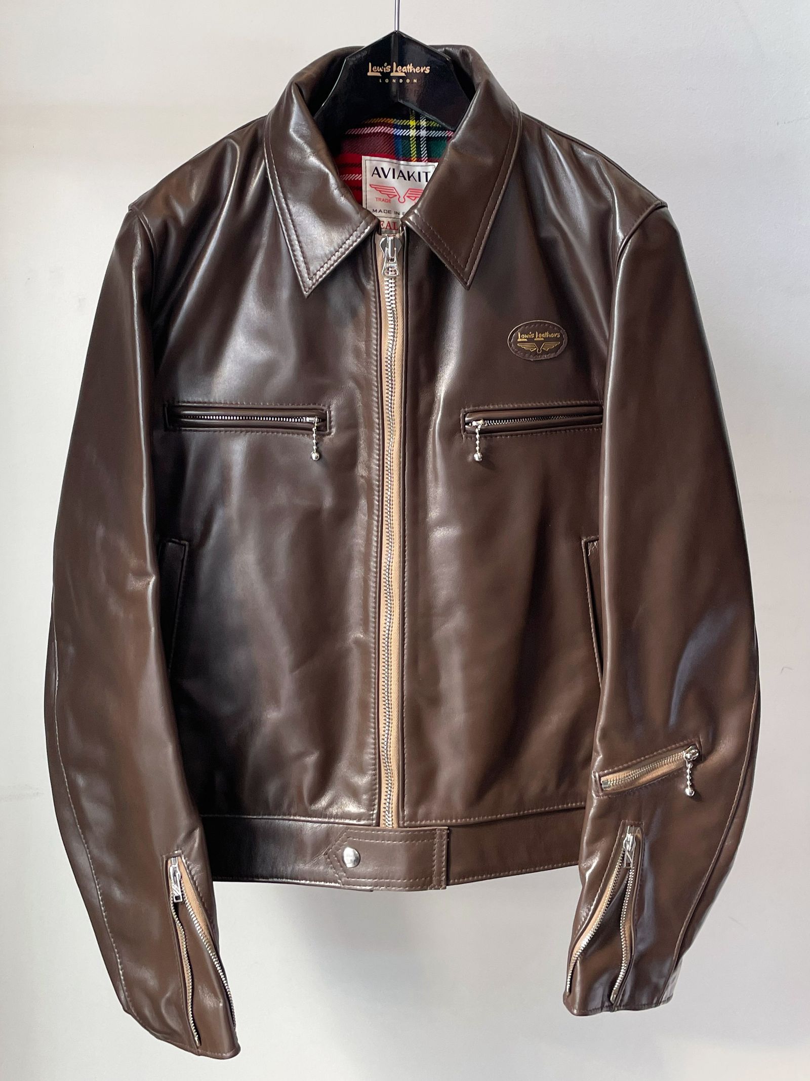 Lewis Leathers ルイスレザー 551 ドミネーター ブラウン 36