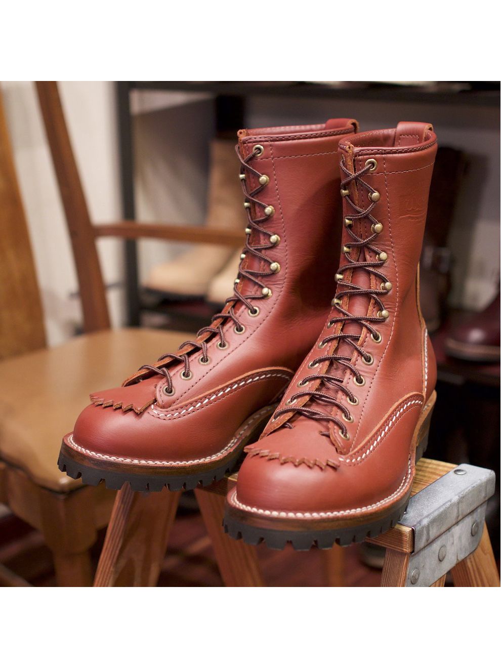 WESCO BOOTS "NYLON BOOTS LACE" (BROWN)