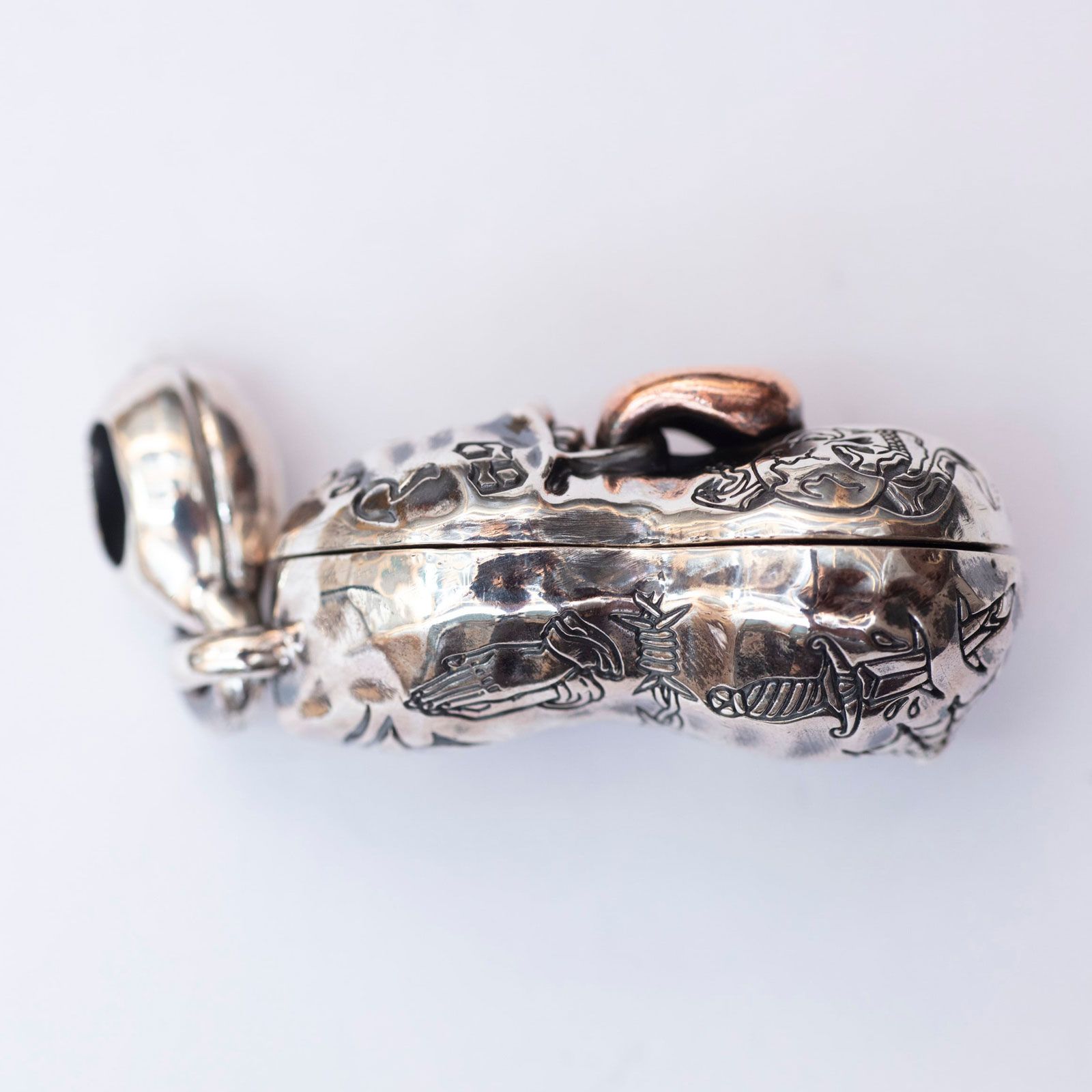 【即日発送可能】BERO TATTOO PEANUTS (LARGE) (SLIDE) (SILVERxK10 PINKGOLD)