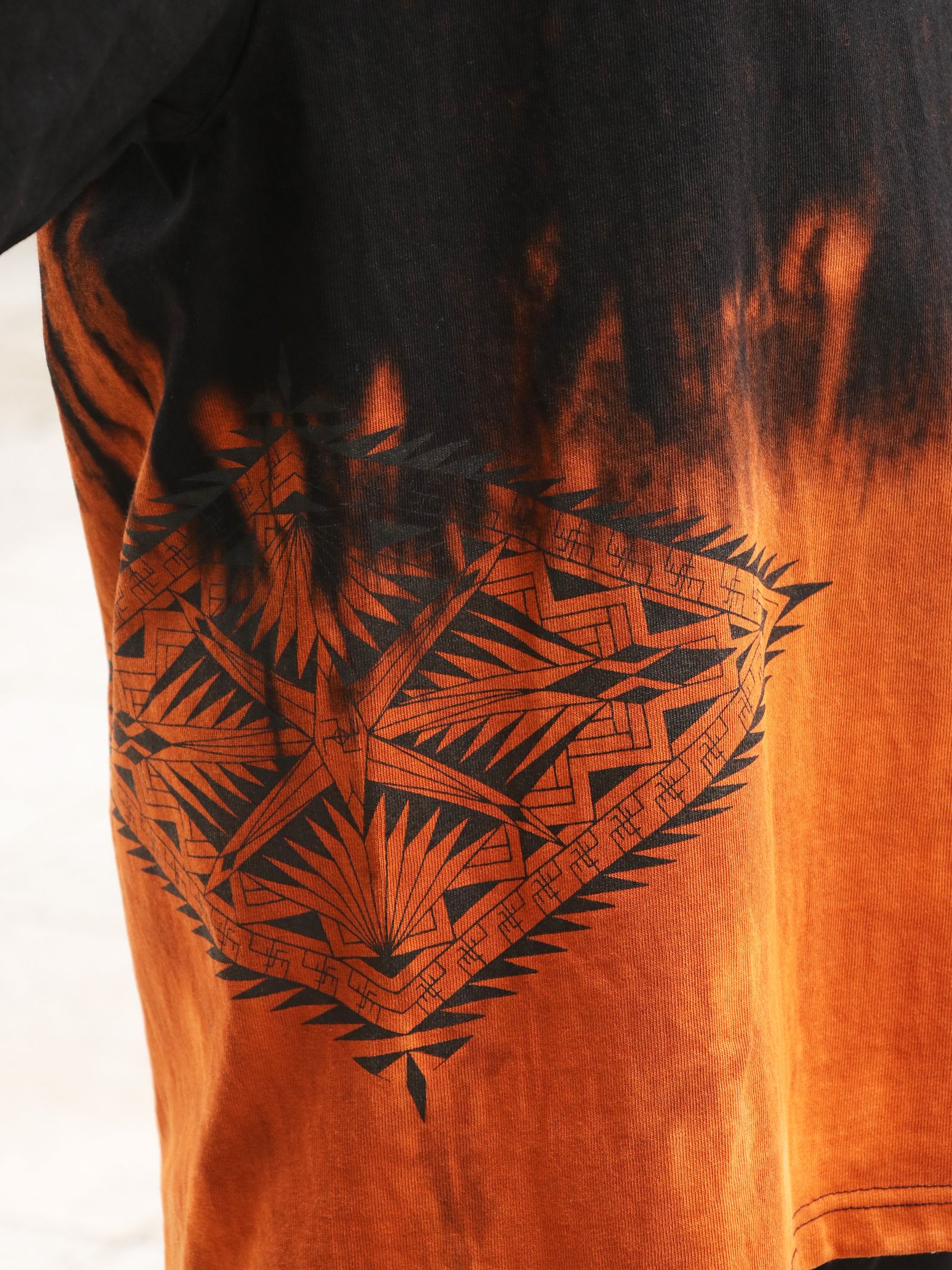 SKANDA オリジナルブリーチ ビッグTシャツ / SKANDA ORIGNAL BLEACH BIG TEE