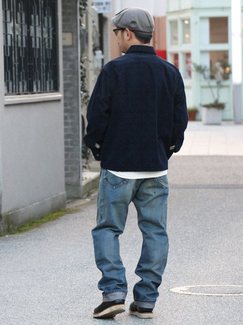 GLADDEN - DENIM "TYPE-4 A" (INDIGO) "VINTAGE FINISH"