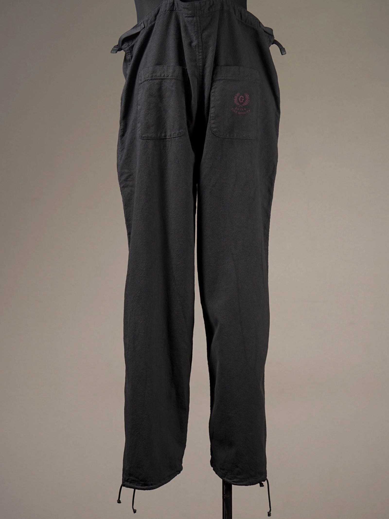 GLAD RAW PHOENIX - TAP TROUSERS (BLACK)