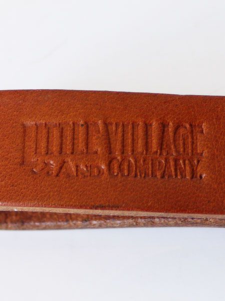 LEATHER LOOP HOLDER / レザーループホルダー (NATURALxSILVER) (LOGO)