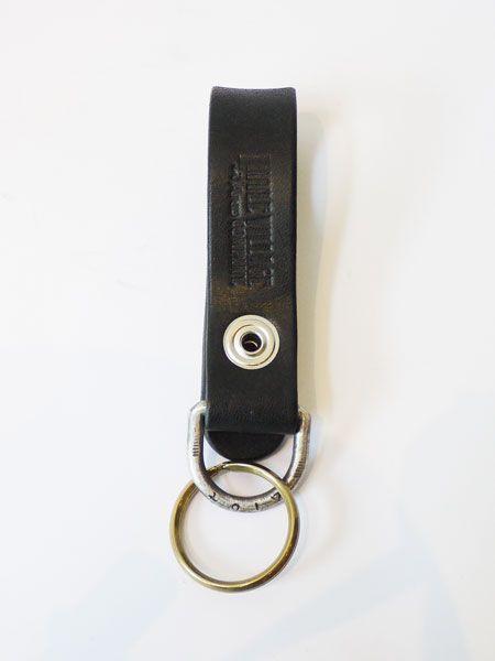 LEATHER LOOP HOLDER / レザーループホルダー (BLACKxSILVER) (MODEL A)