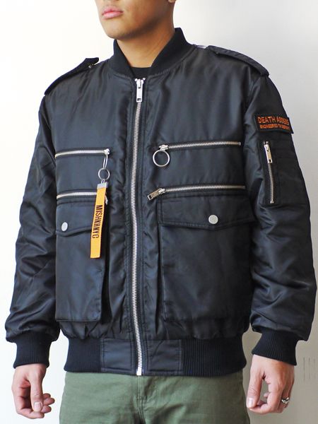 MISHKA - BOMBER JKT / ボンバージャケット (BLACK) | SKANDA