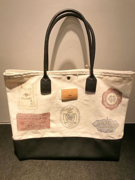 GLAD HAND & Co. - GLAD HAND×HERITAGE CANVAS-TOTE HAND PAINT